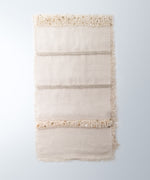 Load image into Gallery viewer, Menara Handmade 40x170 Ecru Boho Table Runner
