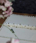 Load image into Gallery viewer, Menara Handmade 40x170 Ecru Boho Table Runner
