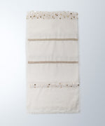 Load image into Gallery viewer, Menara Handmade 40x170 Linen Boho Table Runner Gold Sequins
