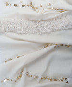 Load image into Gallery viewer, Menara Handmade 40x170 Gold Sequins Linen Boho Table Runner
