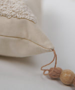 Load image into Gallery viewer, Majorelle Handmade Cotton Cream Brown Pillow Case
