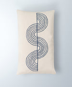 Load image into Gallery viewer, Majorelle Handmade Cotton Navy Blue Pillow Case
