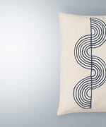 Load image into Gallery viewer, Majorelle Handmade Cotton Navy Blue Pillow Case
