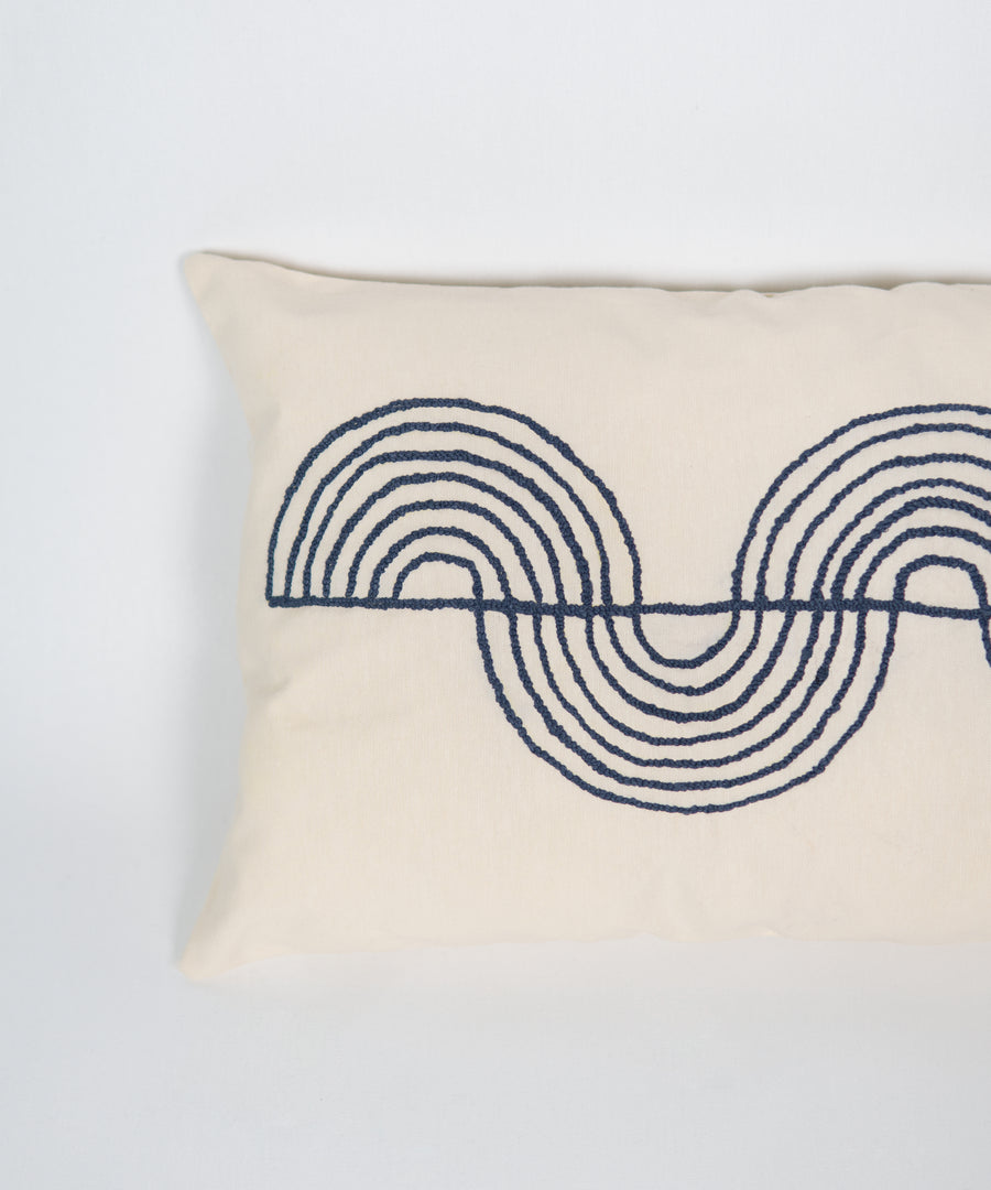 Majorelle Handmade Cotton Navy Blue Pillow Case