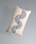 Load image into Gallery viewer, Majorelle Handmade Cotton Navy Blue Pillow Case
