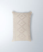 Load image into Gallery viewer, Majorelle Handmade Cotton Rectangle Cream Pillow Case
